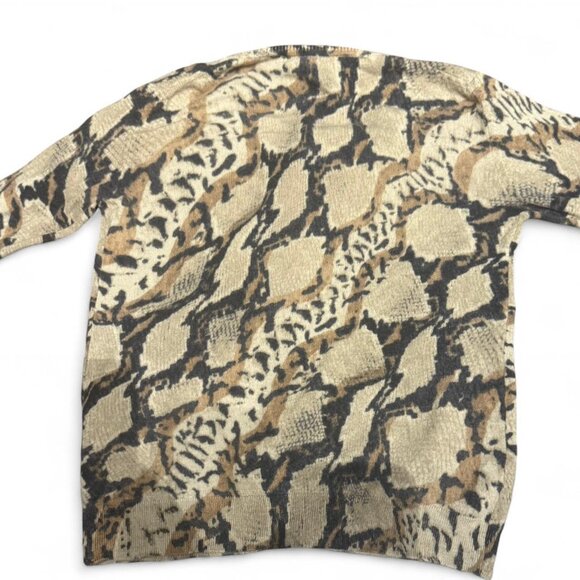 Blumarine Snakeskin print cardigan sweater in good condition - Picture 3 of 3
